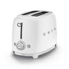 2-Slice Toaster - Retro-Style White Matte
