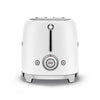2-Slice Toaster - Retro-Style White Matte