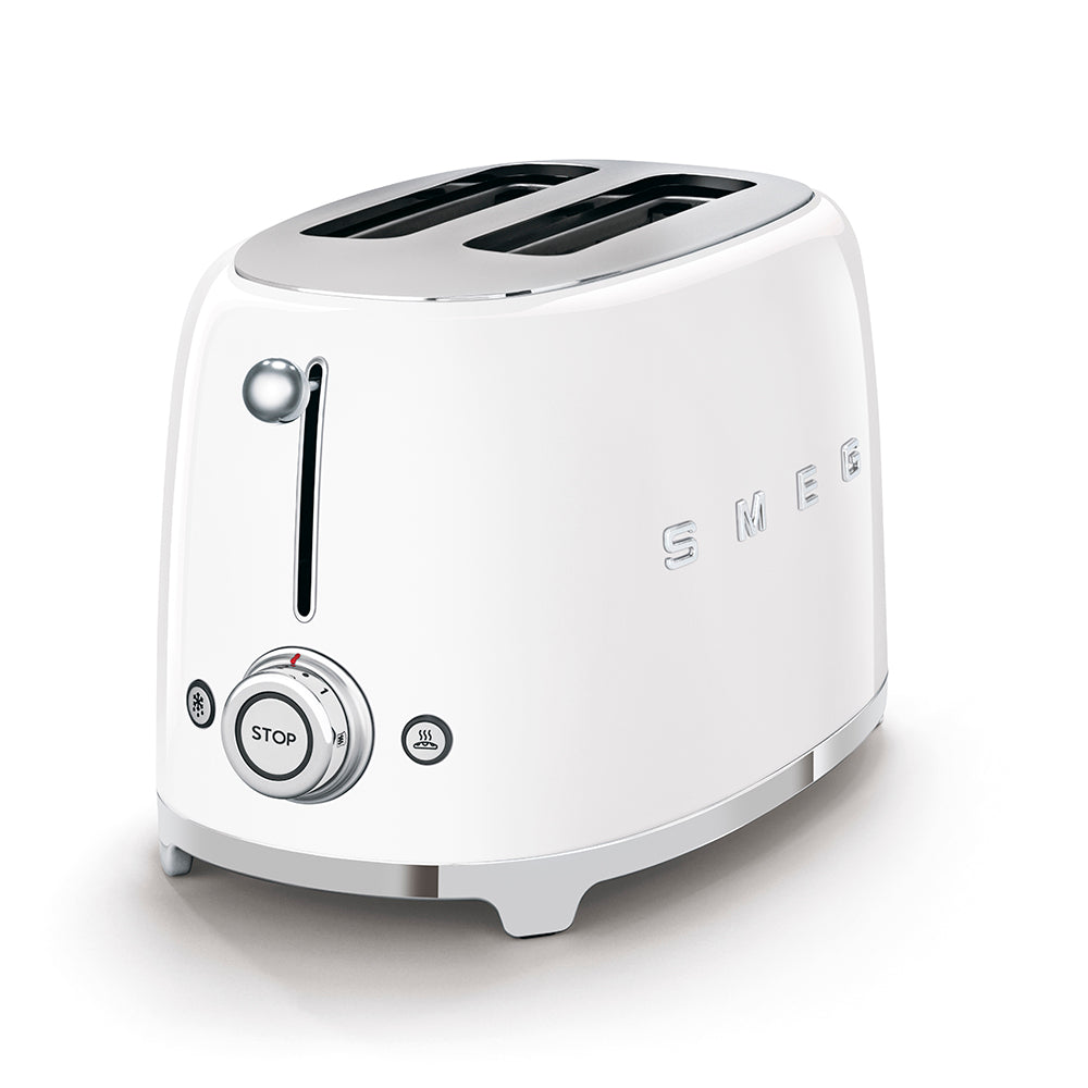 Toaster Retro-style White Glossy