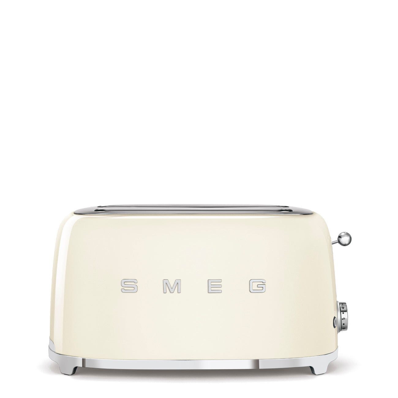 4-Slice Toaster (Long Slots) – Retro-Style Cream