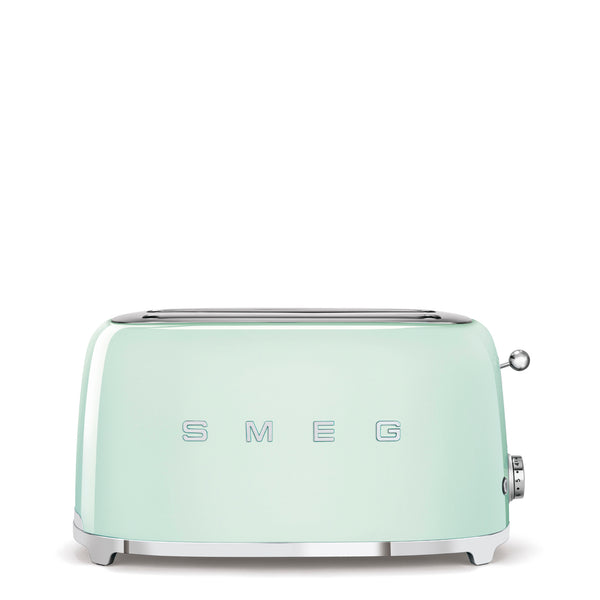 4-Slice Toaster (Wide Slots) – Retro-Style Pastel Green – SMEG USA