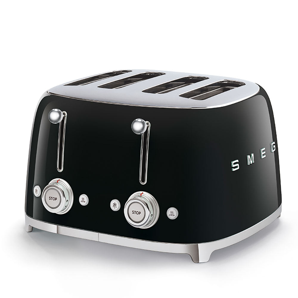 Toaster Retro-style Black Glossy