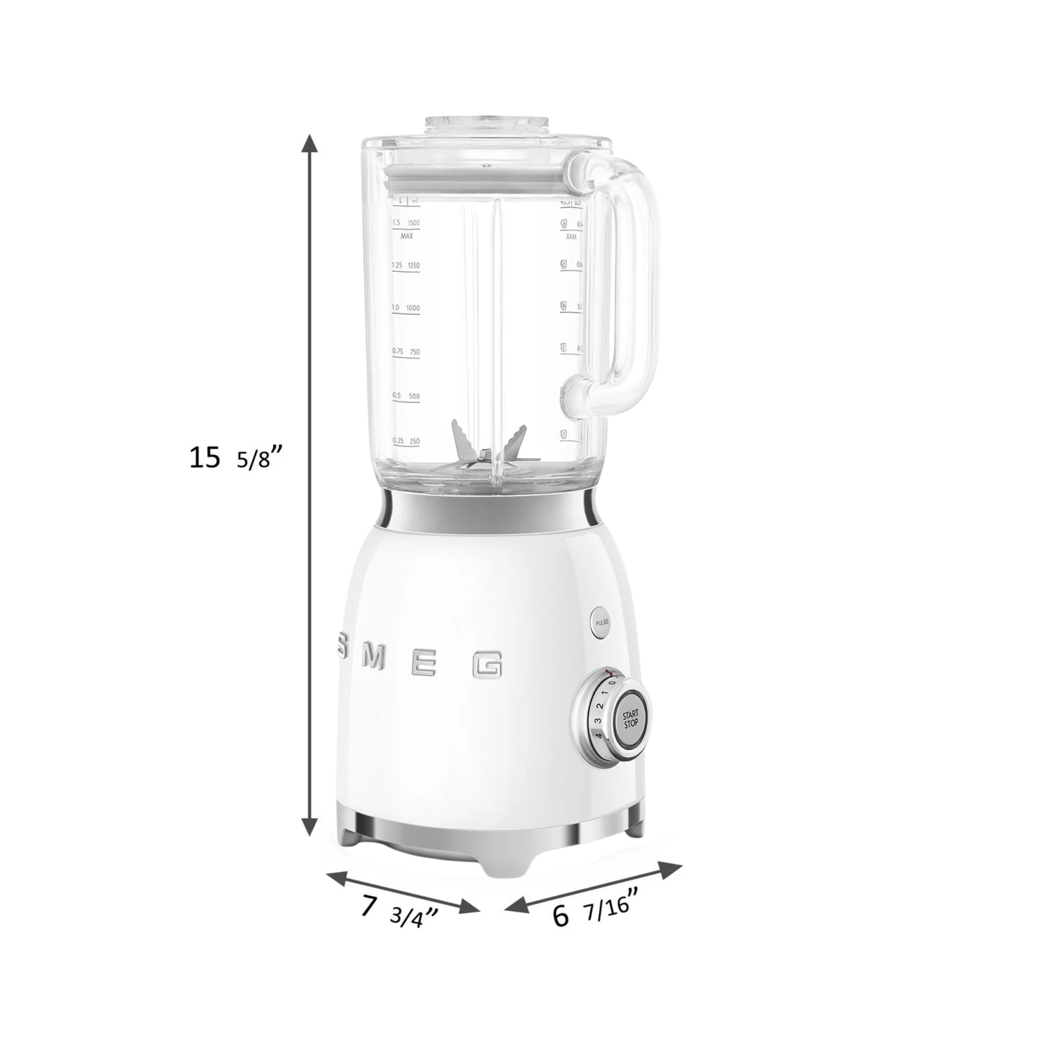 Retro-Style Blender - White – SMEG USA
