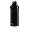 SMEG × 24Bottles® Insulated Stainless Steel Bottle (17 oz) – Black