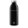 SMEG × 24Bottles® Insulated Stainless Steel Bottle (17 oz) – Black