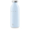 SMEG × 24Bottles® Insulated Stainless Steel Bottle (17 oz) – Pastel Blue