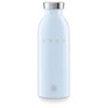 SMEG × 24Bottles® Insulated Stainless Steel Bottle (17 oz) – Pastel Blue