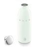 SMEG × 24Bottles® Insulated Stainless Steel Bottle (17 oz) – Pastel Green