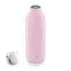 SMEG × 24Bottles® Insulated Stainless Steel Bottle (17 oz) – Pink