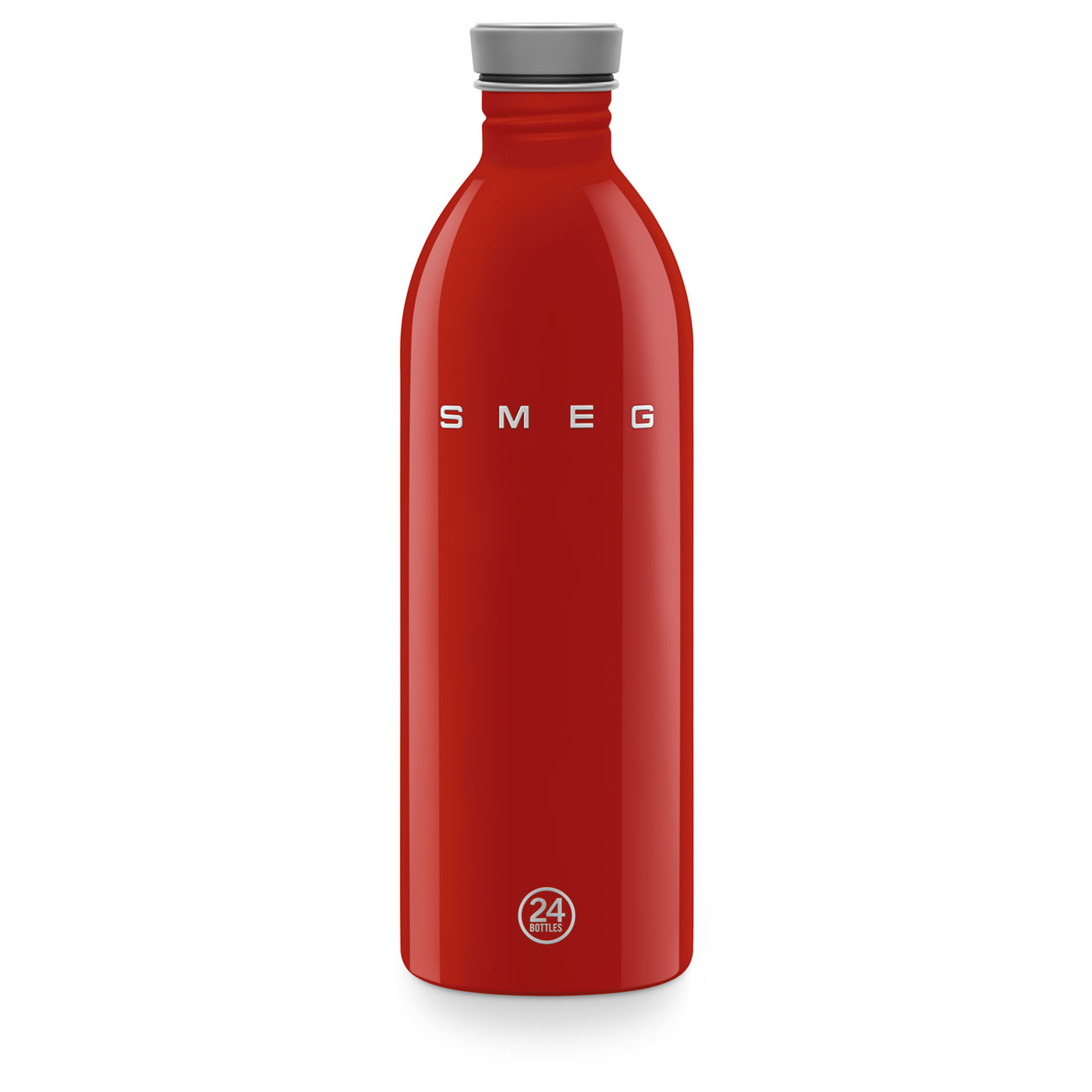 SMEG × 24Bottles® Stainless Steel Bottle (34 oz) – Red
