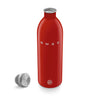 SMEG × 24Bottles® Stainless Steel Bottle (34 oz) – Red