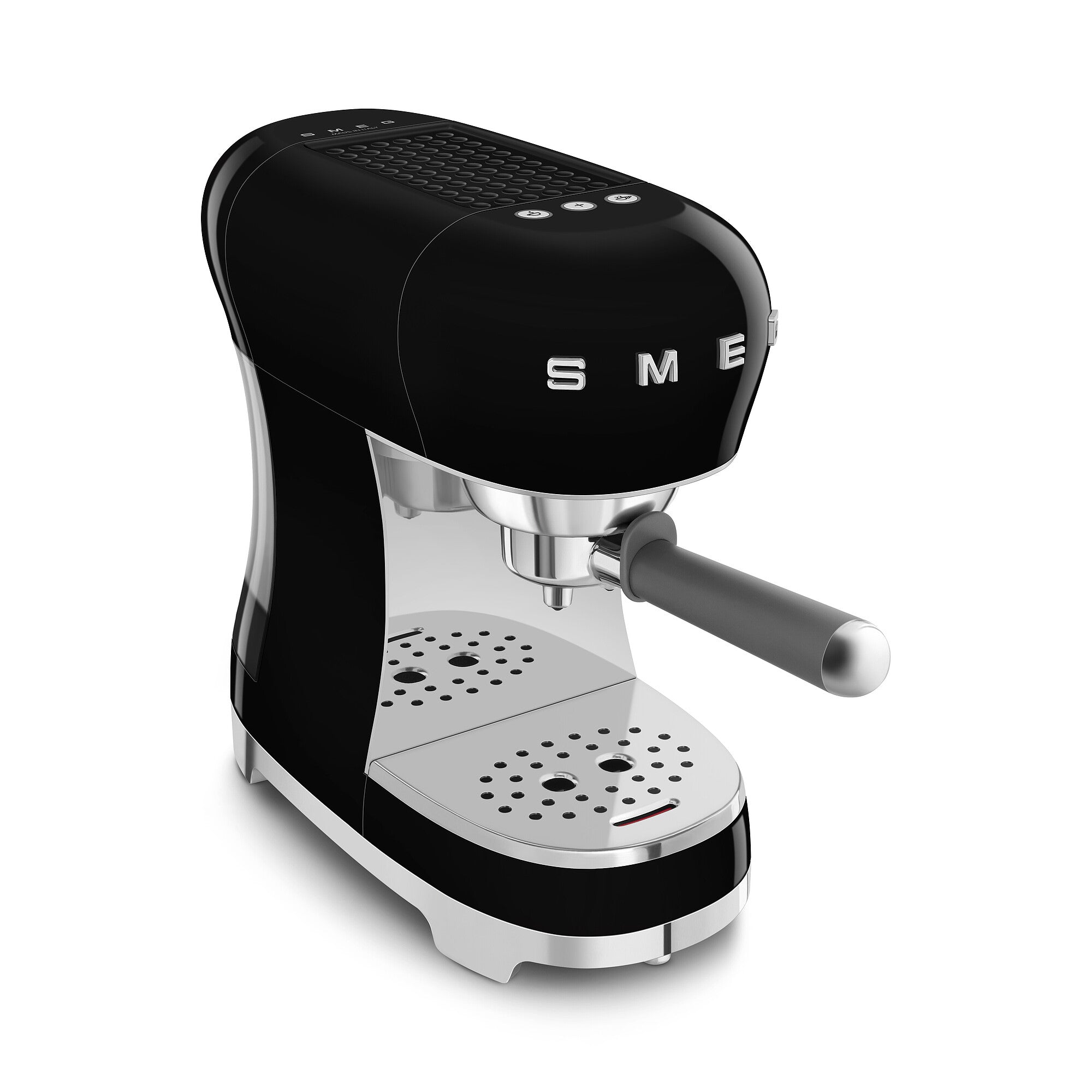 SMEG Retro-Style Manual Espresso Machine - Black