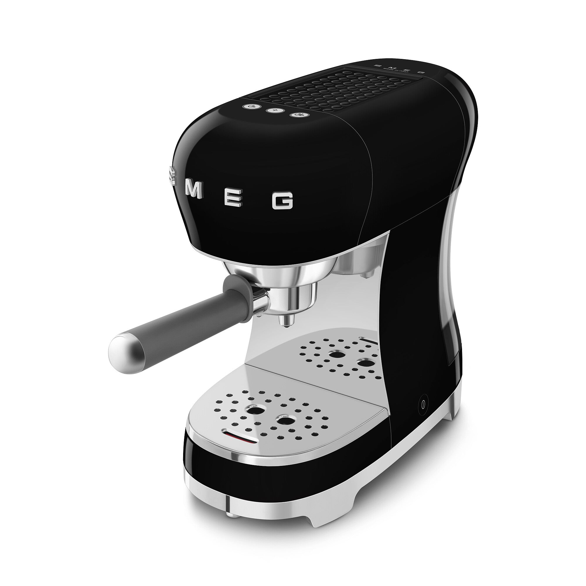 SMEG Retro-Style Manual Espresso Machine - Black