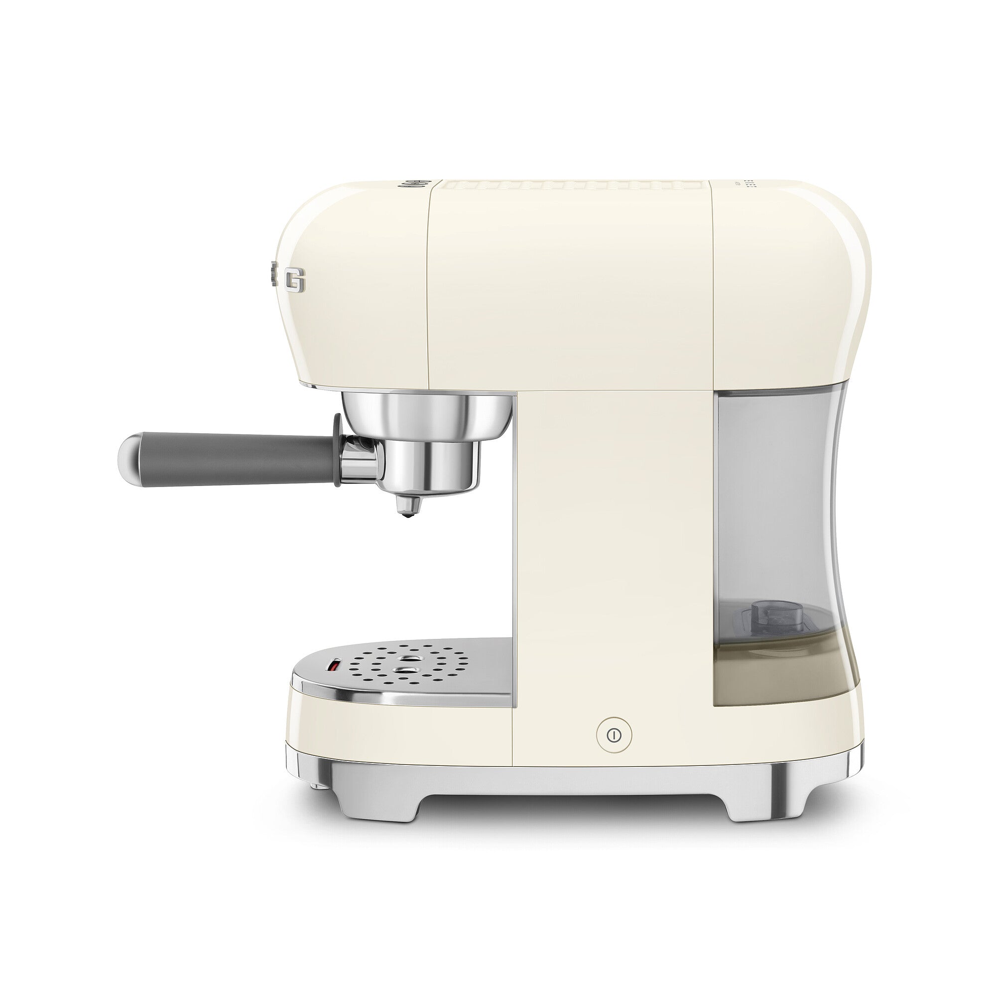 SMEG Retro-Style Manual Espresso Machine - Cream