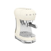 SMEG Retro-Style Manual Espresso Machine - Cream