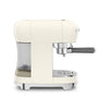 SMEG Retro-Style Manual Espresso Machine - Cream