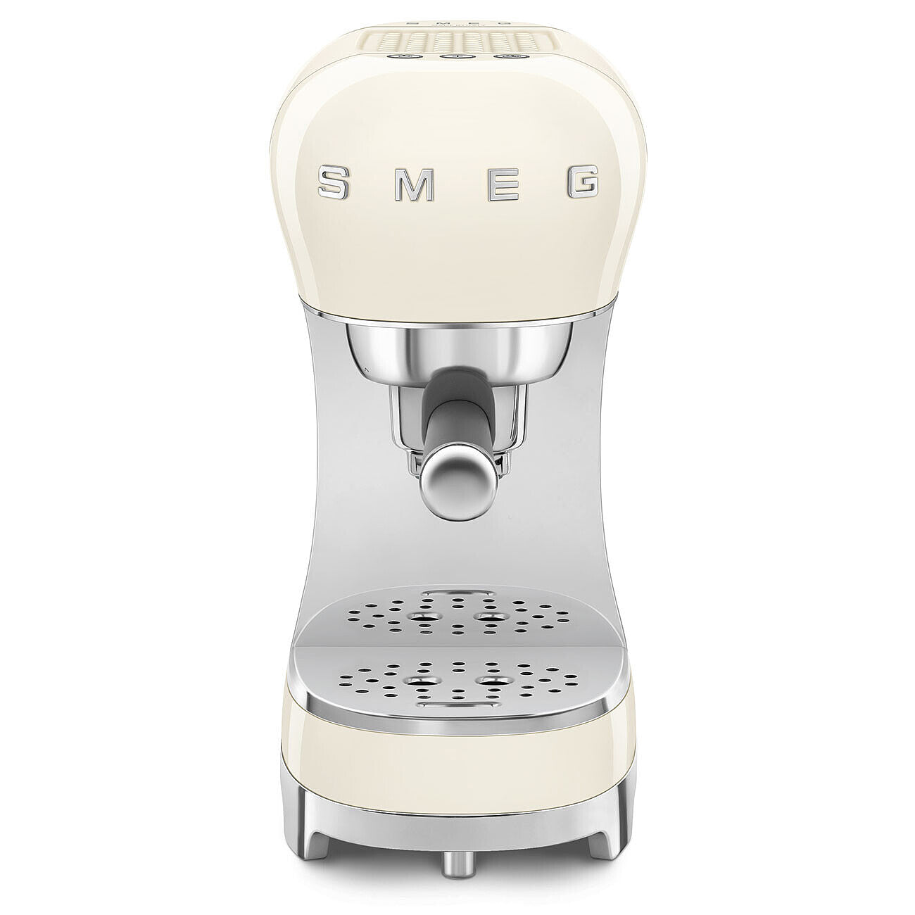 SMEG Retro-Style Manual Espresso Machine - Cream