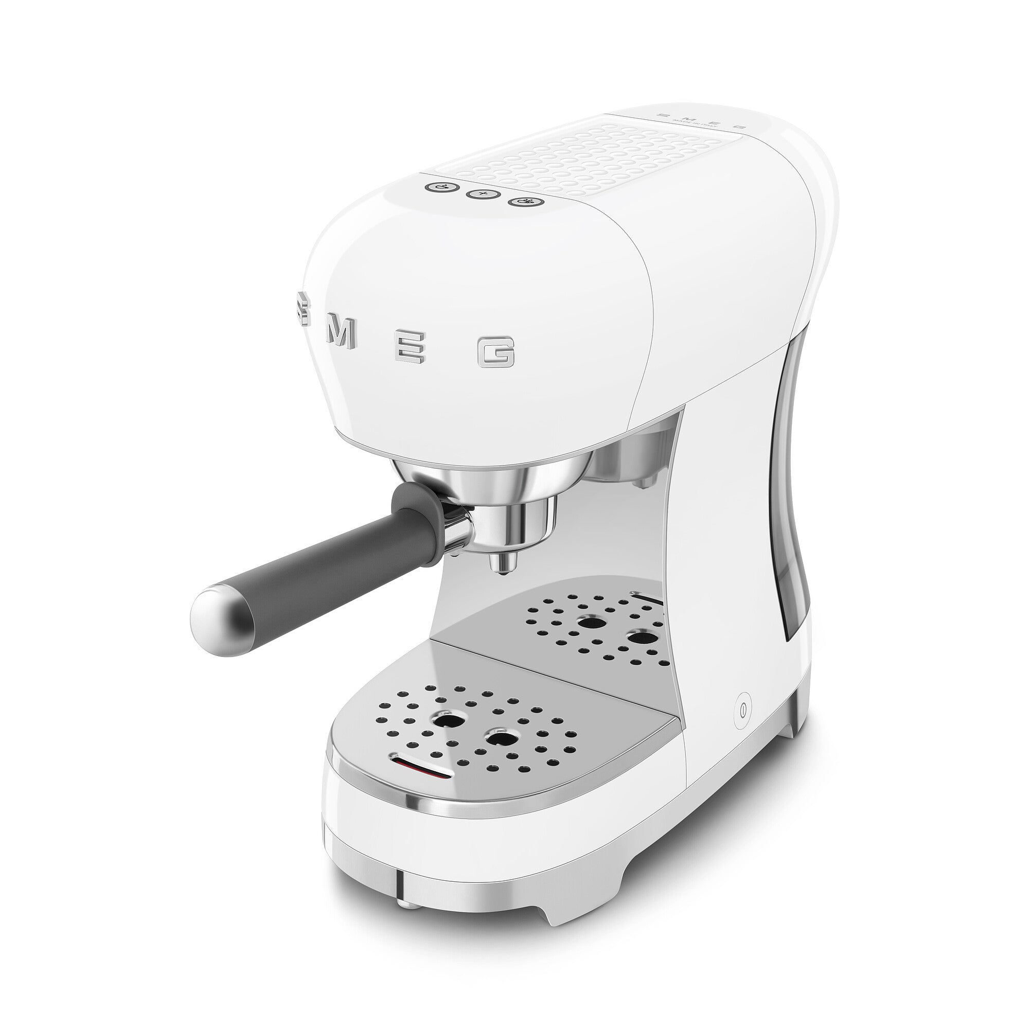 SMEG Retro-Style Manual Espresso Machine - White