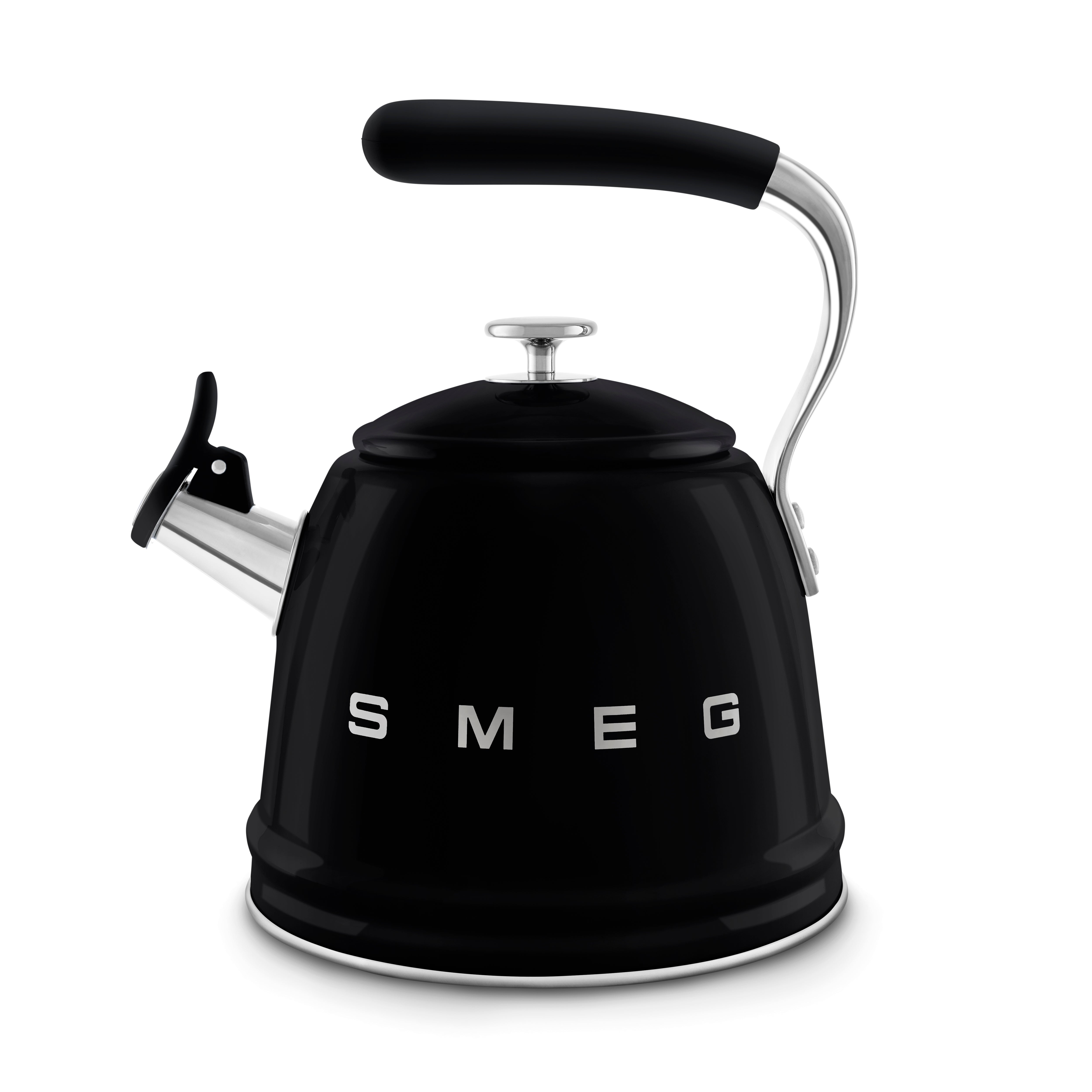 Whistling Kettle (10 Cup) - Retro-Style Black