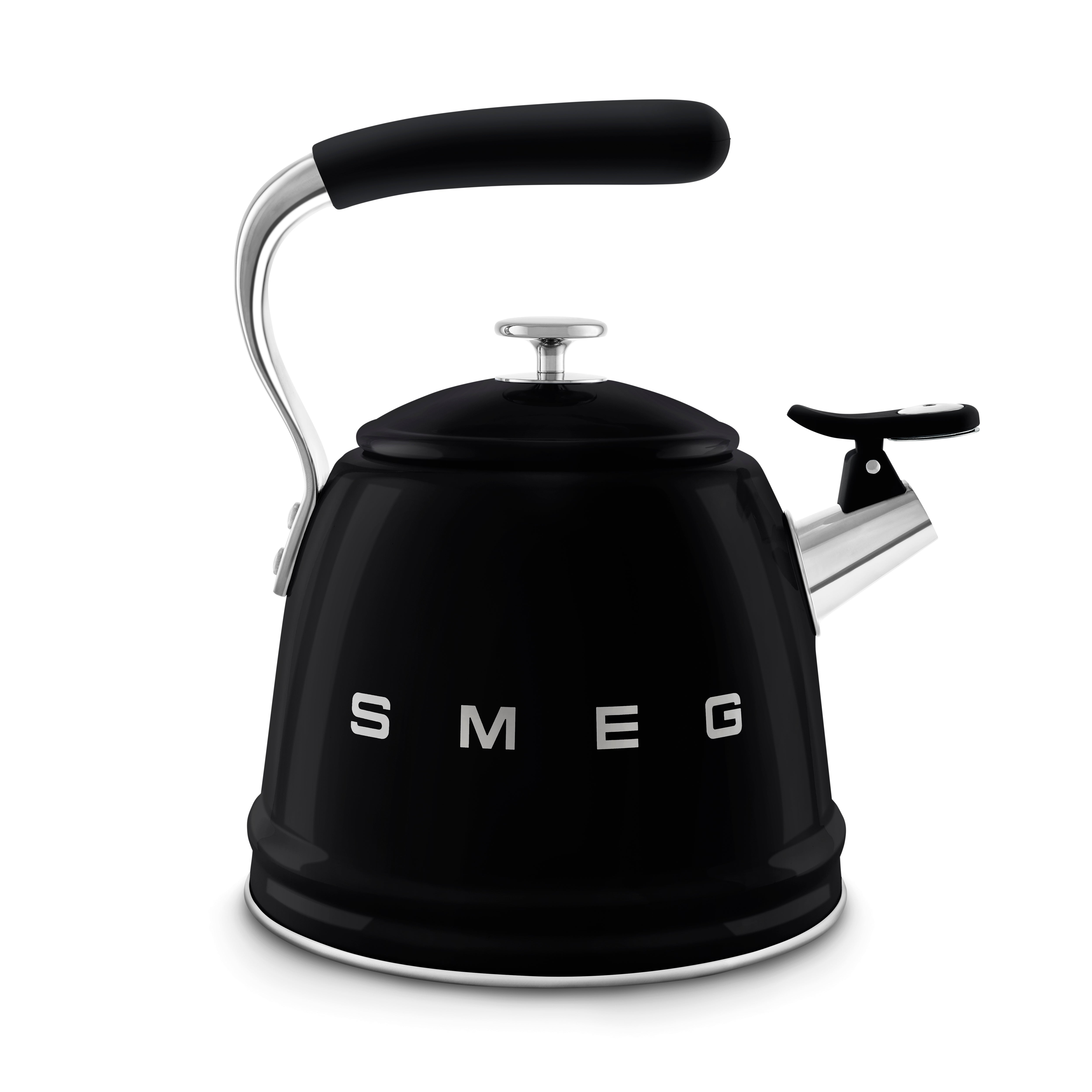 Whistling Kettle (10 Cup) - Retro-Style Black
