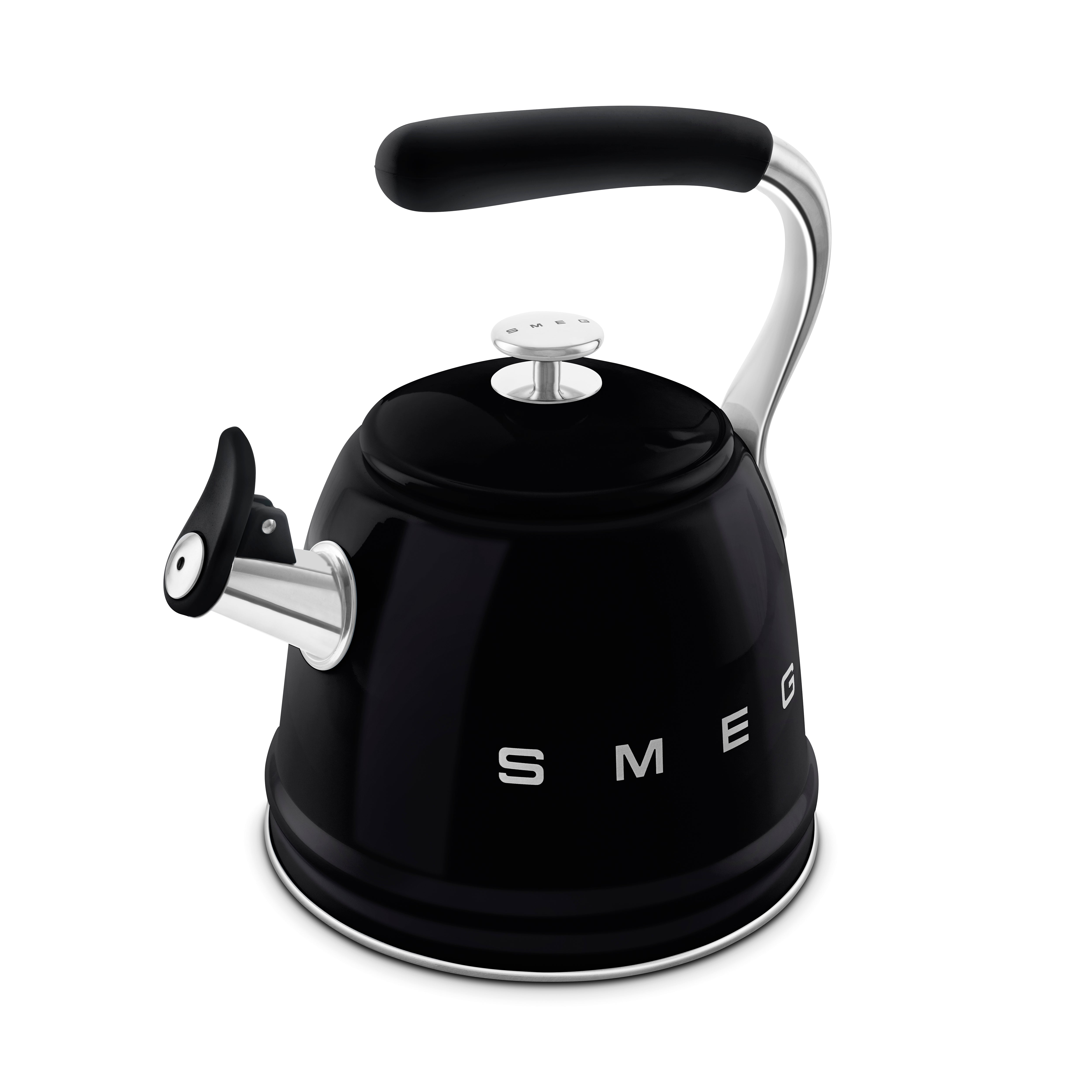 Whistling Kettle (10 Cup) - Retro-Style Black