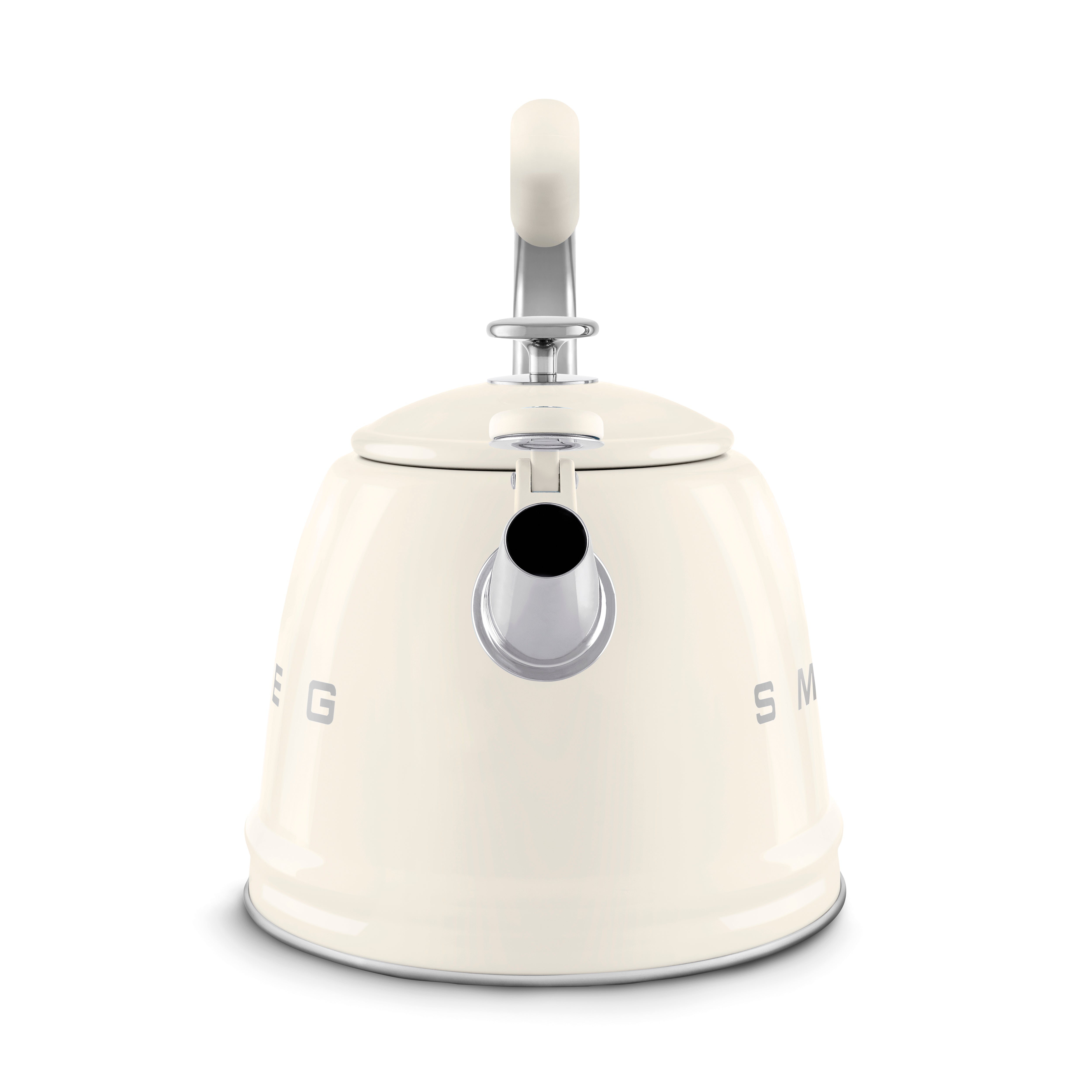 Whistling Kettle (10 Cup) - Retro-Style Cream