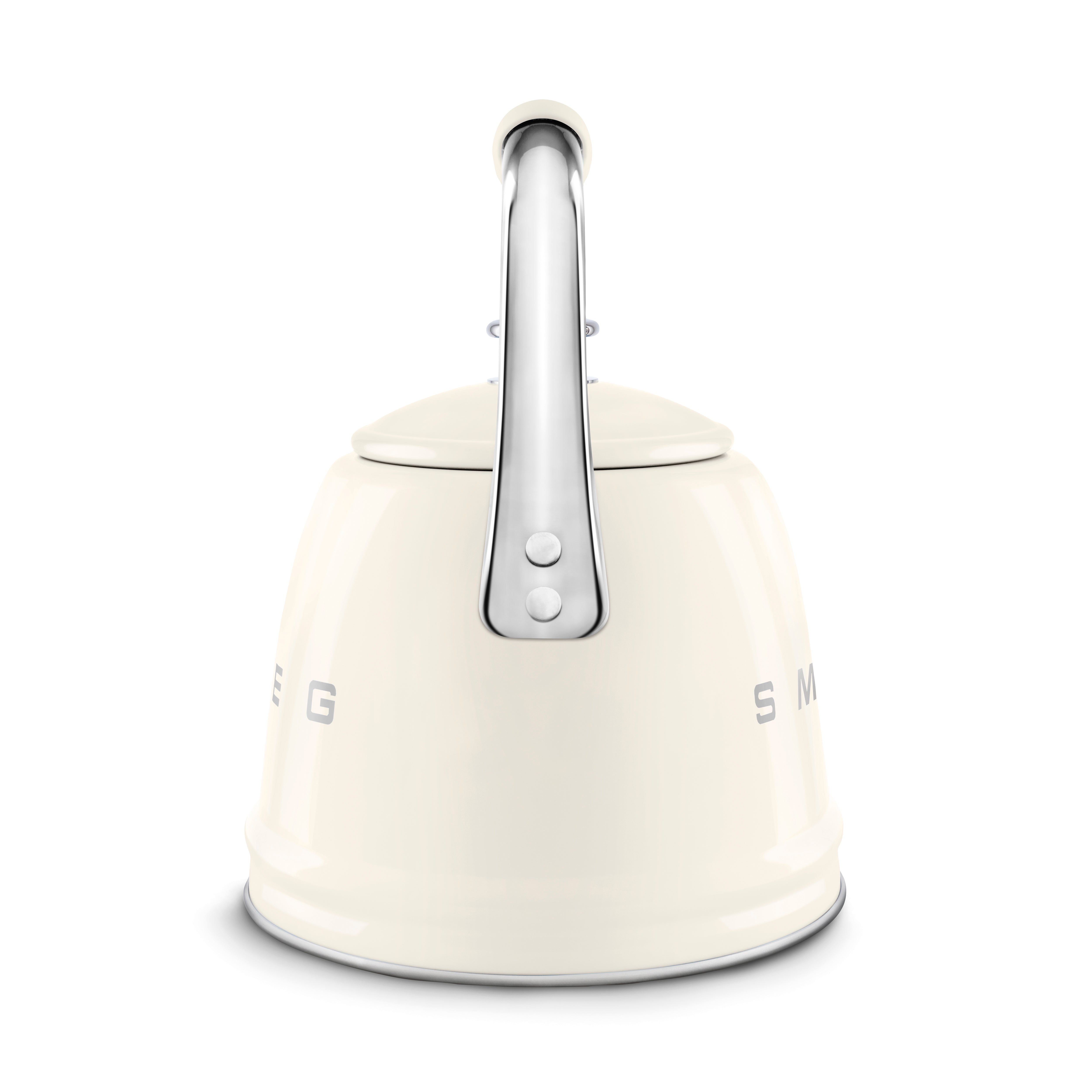 Whistling Kettle (10 Cup) - Retro-Style Cream