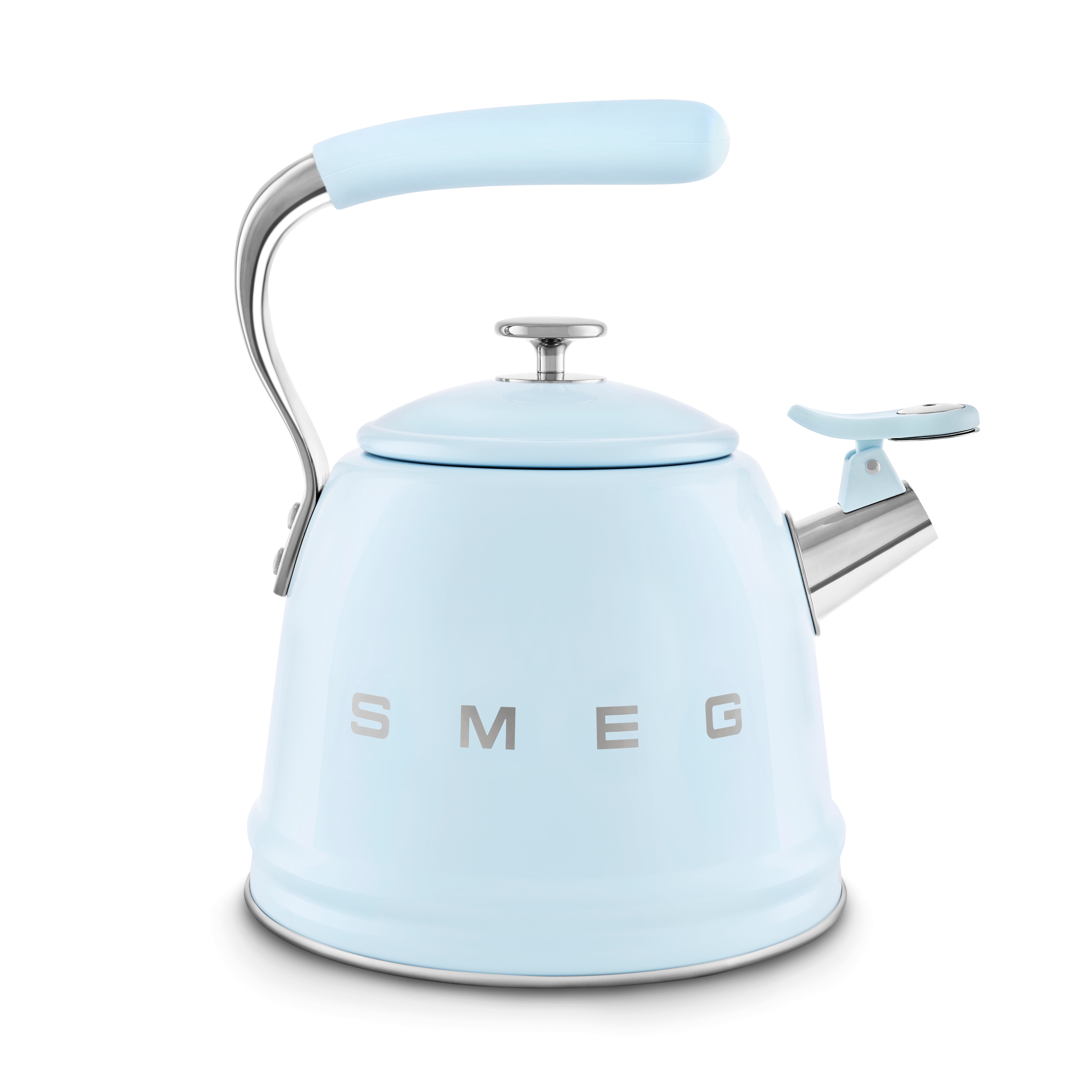 Whistling Kettle (10 Cup) - Retro-Style Pastel Blue