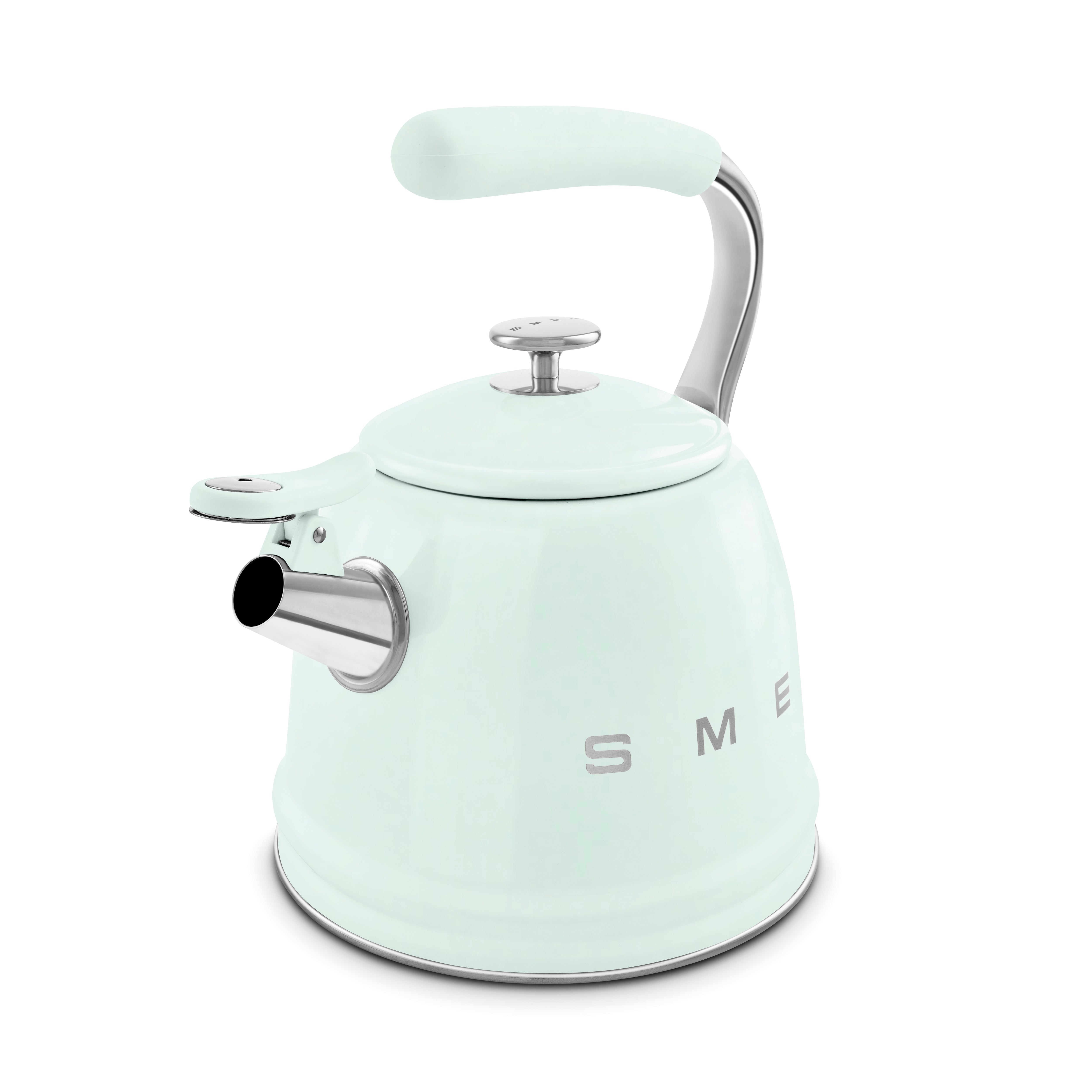 Whistling Kettle (10 Cup) - Retro-Style Pastel Green