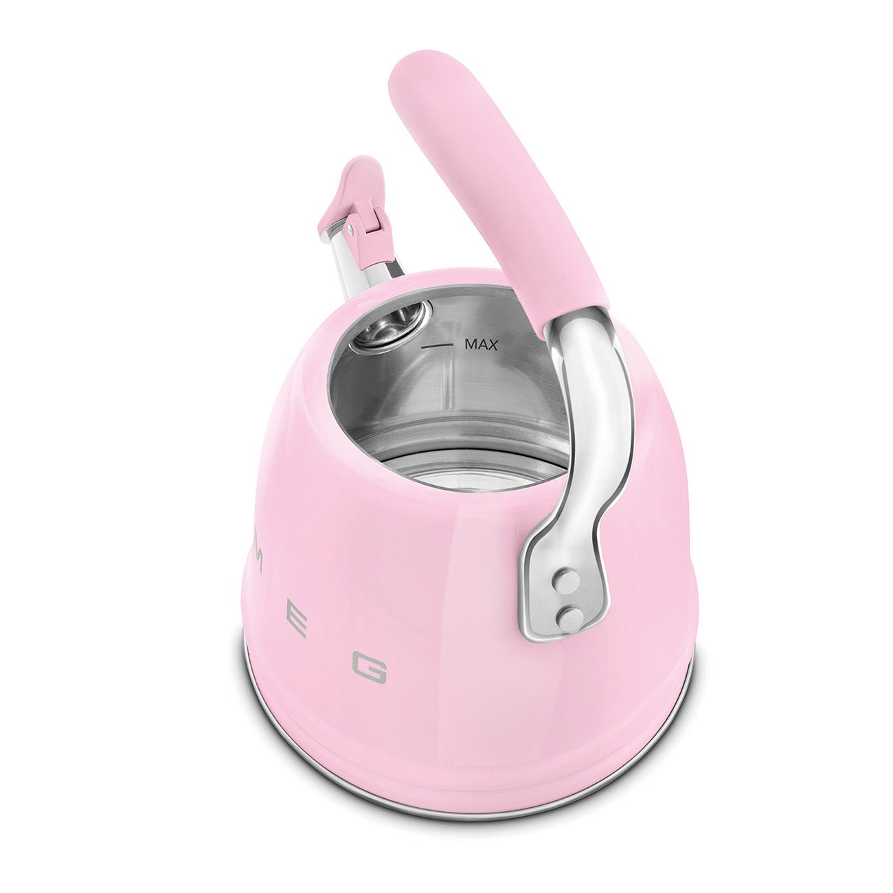 Whistling Kettle (10 Cup) - Retro-Style Pink