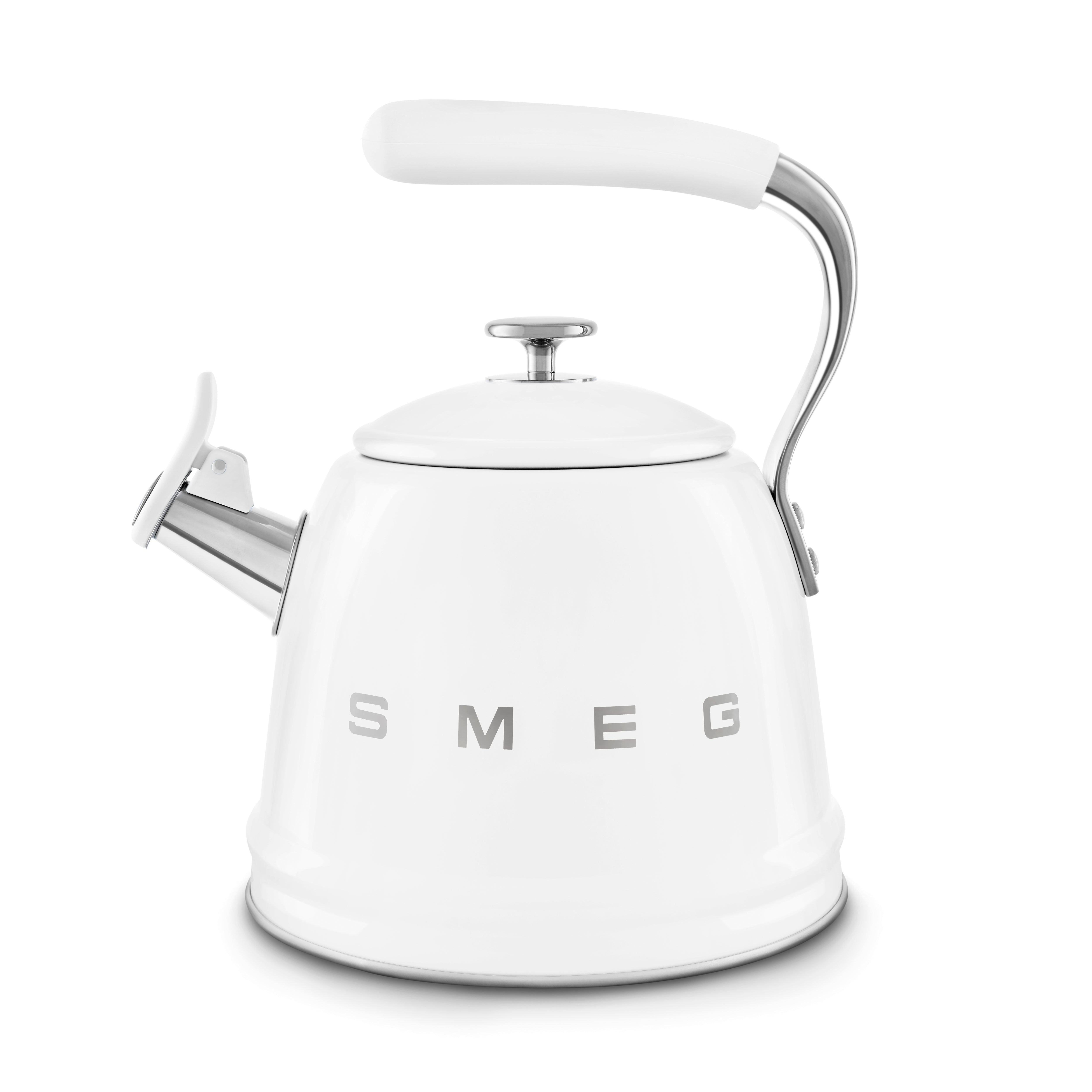 Whistling Kettle (10 Cup) - Retro-Style White