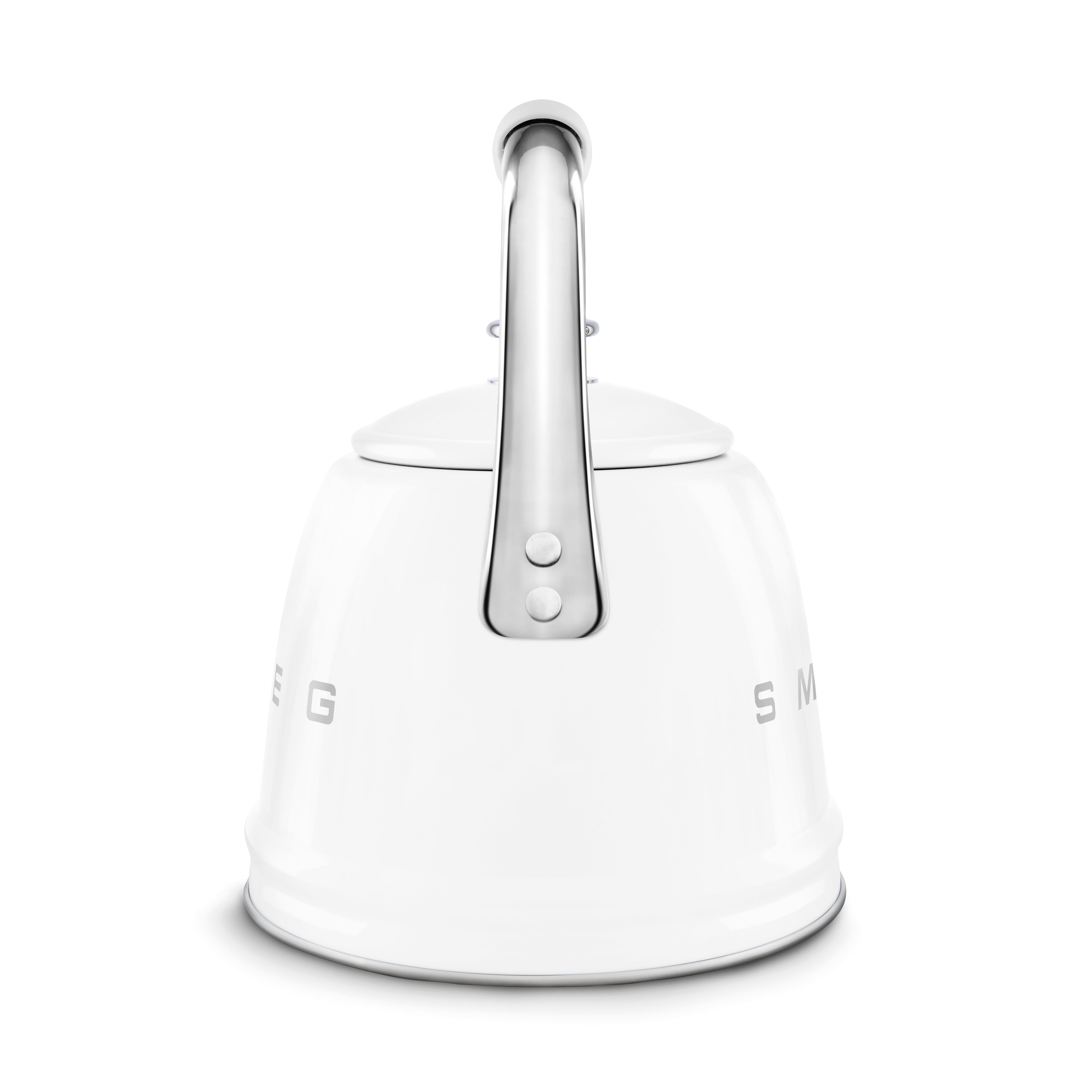 Whistling Kettle (10 Cup) - Retro-Style White