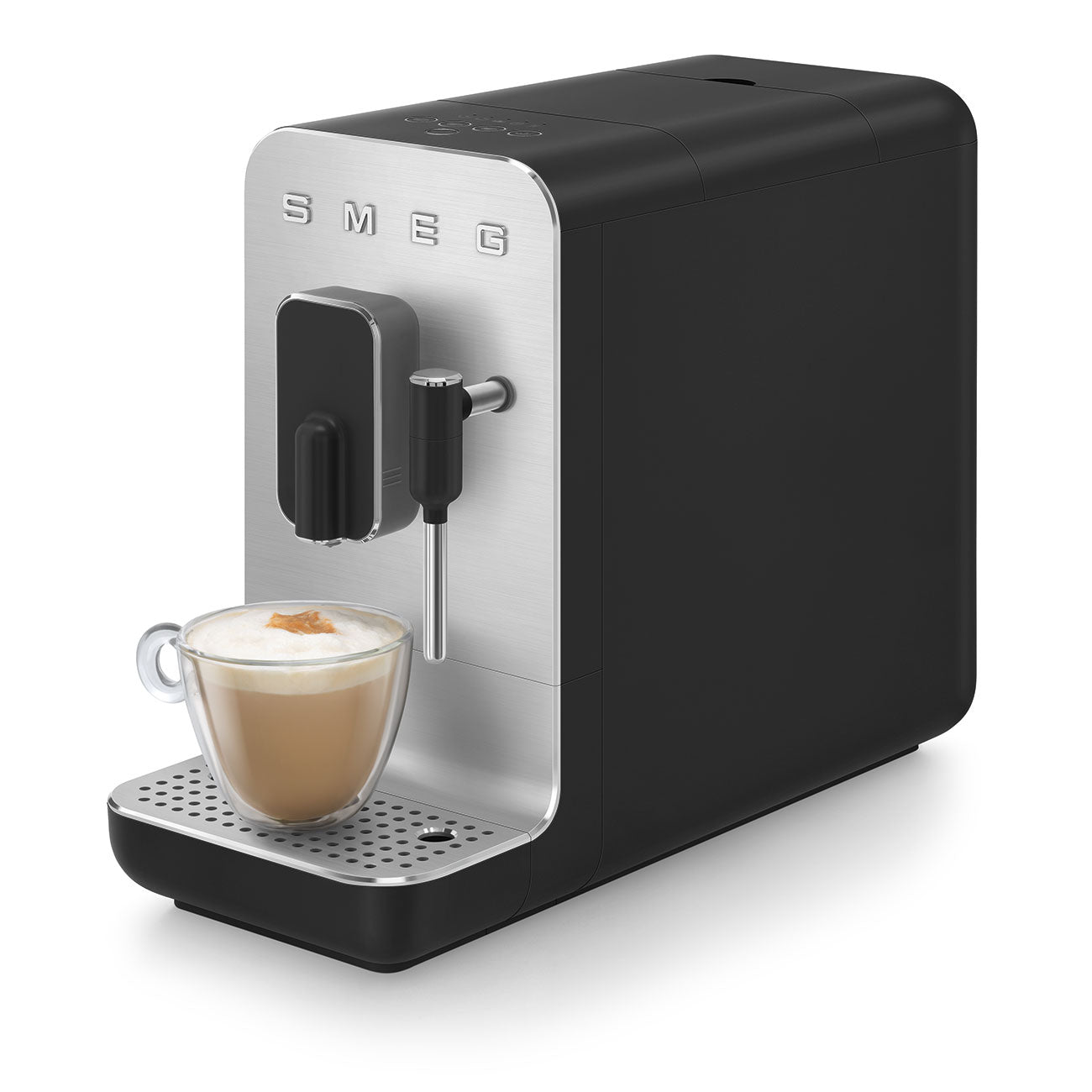 Espresso coffee machine Retro-style Black Matte