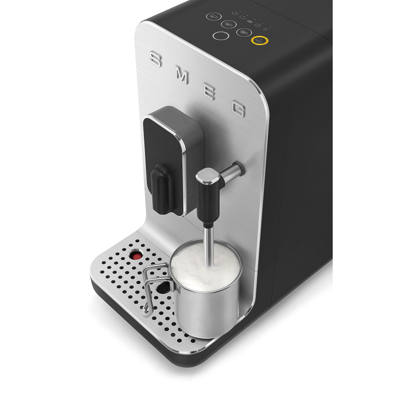 Espresso coffee machine Retro-style Black Matte