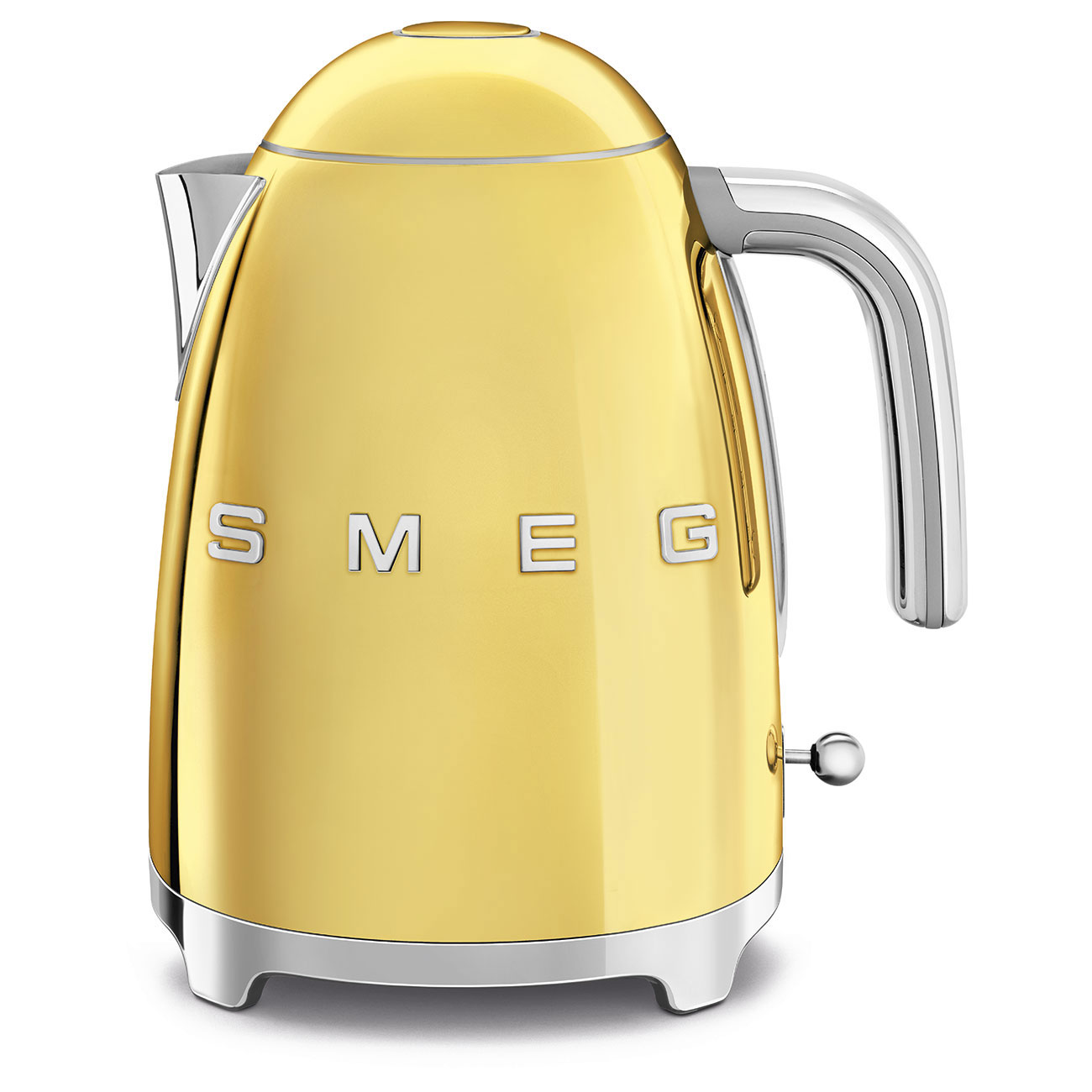 Electric kettle Retro-style Gold Glossy