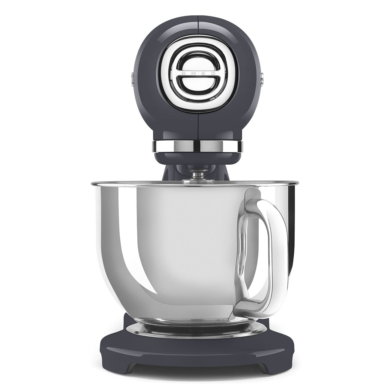 Stand mixer Retro-style Slate gray Glossy